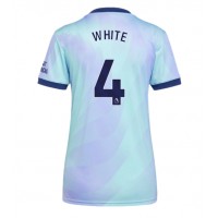 Maglia Calcio Arsenal Ben White #4 Terza Divisa Donna 2024-25 Manica Corta